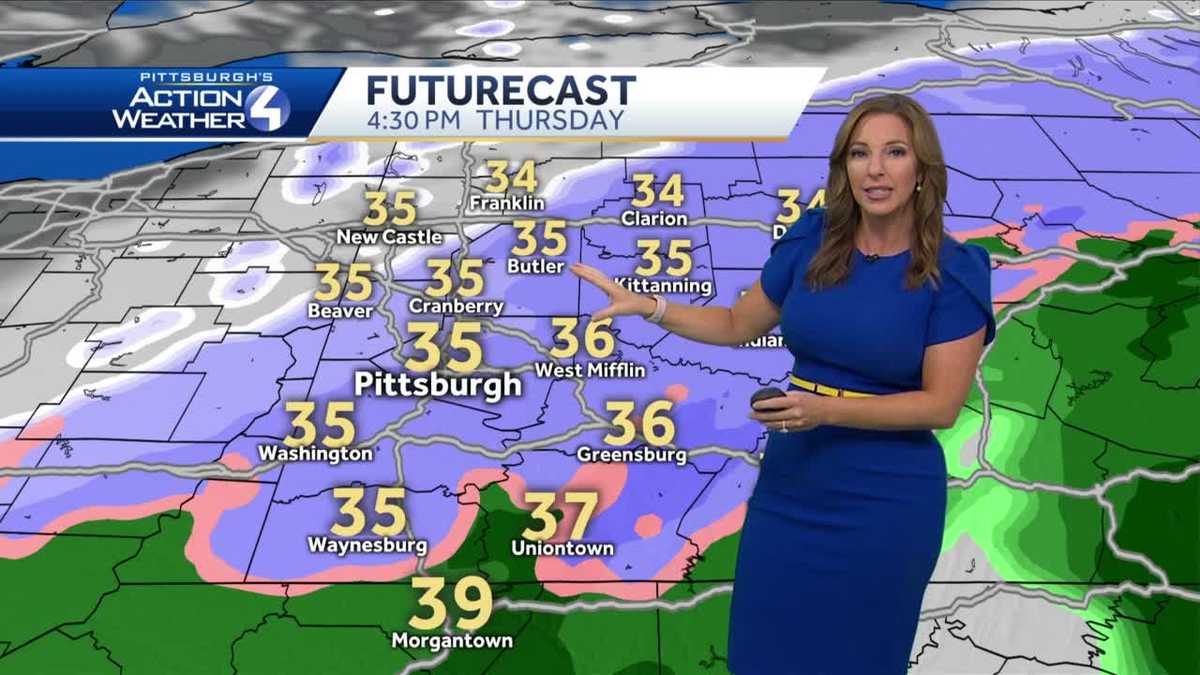 PITTSBURGH WEATHER: Snow expected to hit Western Pa. Thursday