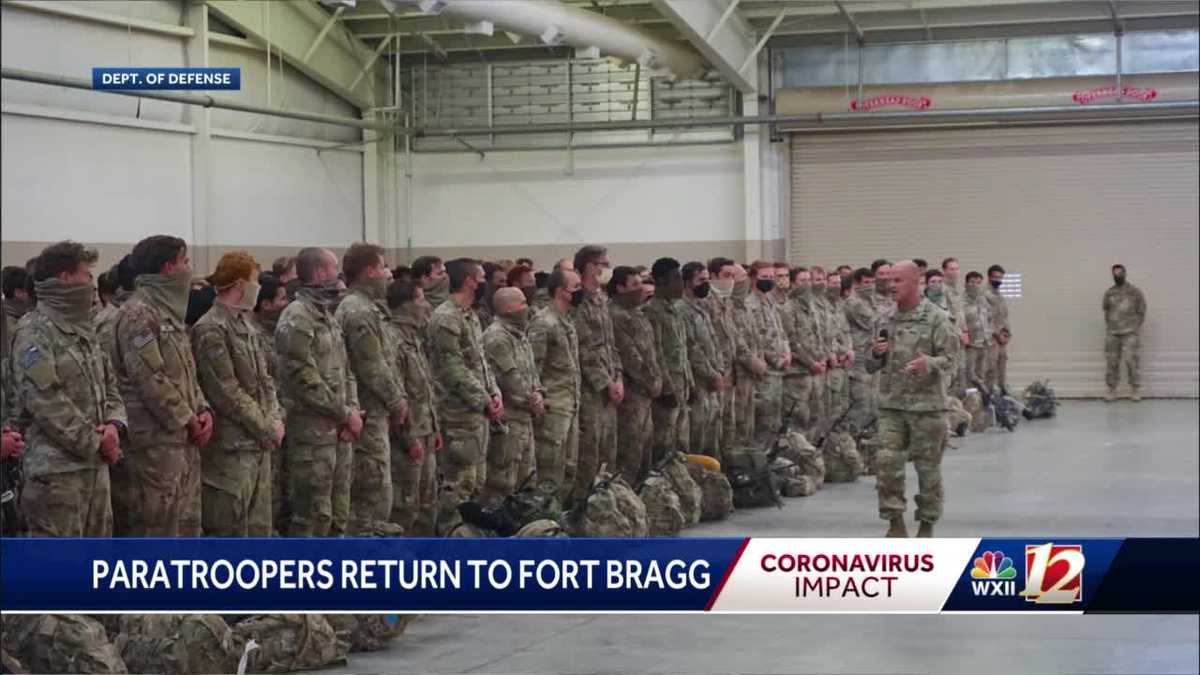 Fort Bragg: 82nd Airborne Division beginning redeployment home