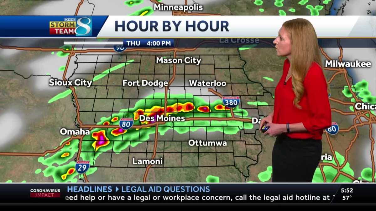 Incoming storms have severe potential