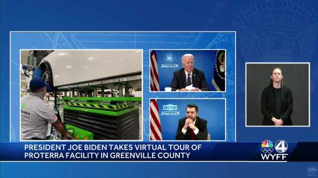 Greenville: President Joe Biden makes virtual visit plugging $1.9 trillion infrastructure plan - Vimarsana News