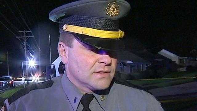 Raw: State police commander talks about officer's fatal crash