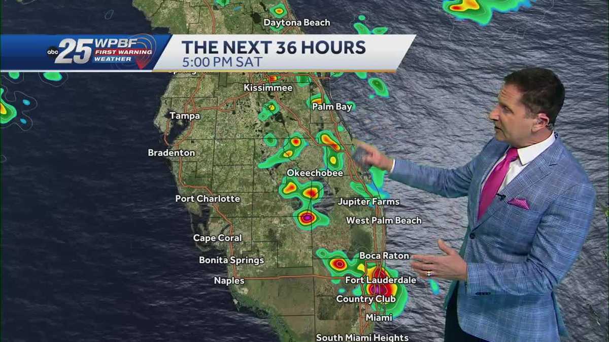 Weekend heat and storms across South Florida