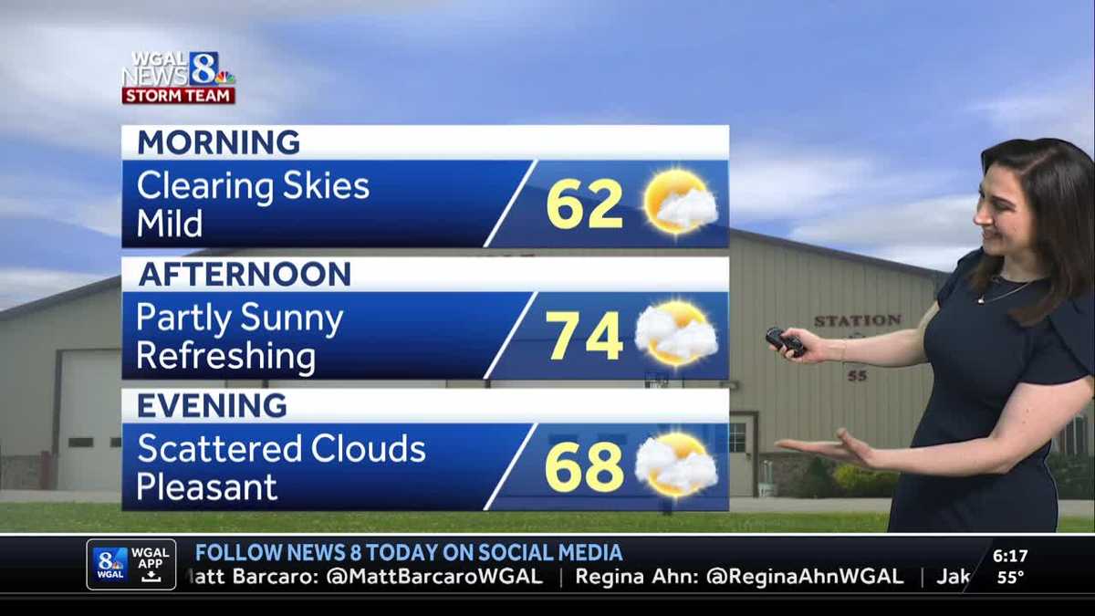 Drier and brighter Wednesday, rain returns Thursday and Friday