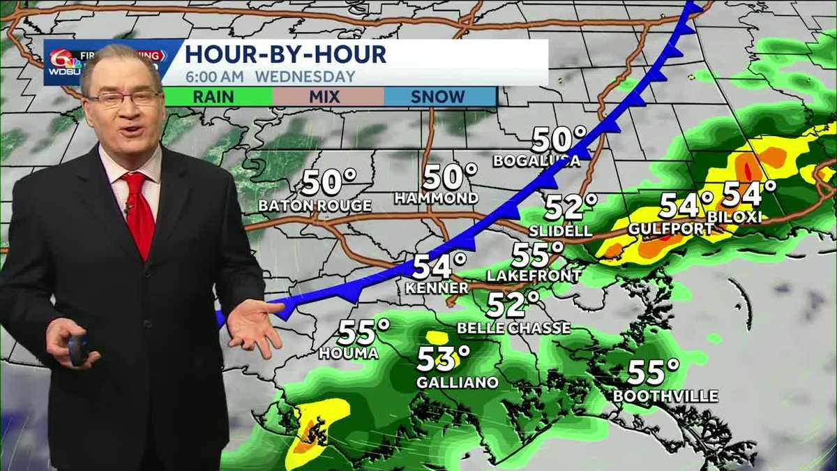 Rain chances going up Tuesday night, weekend changes ahead