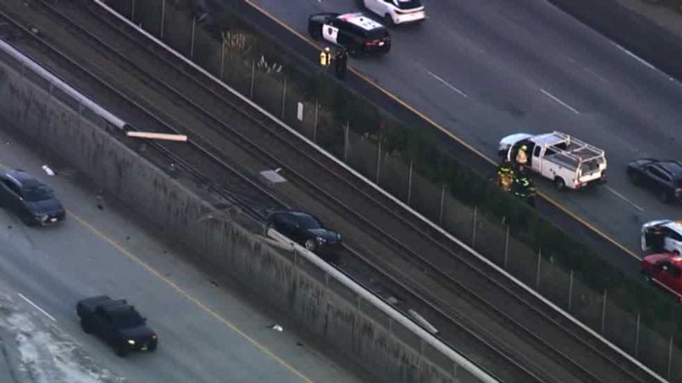 BART service disrupted in Alameda County due to car on tracks