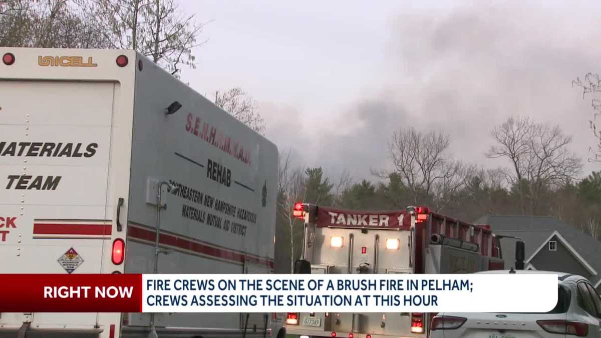Multiple departments respond to brush fire in Pelham