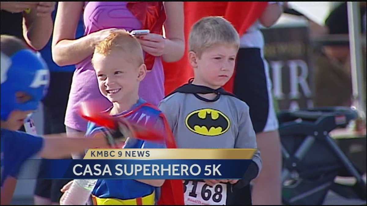 Superheroes assemble for CASA run