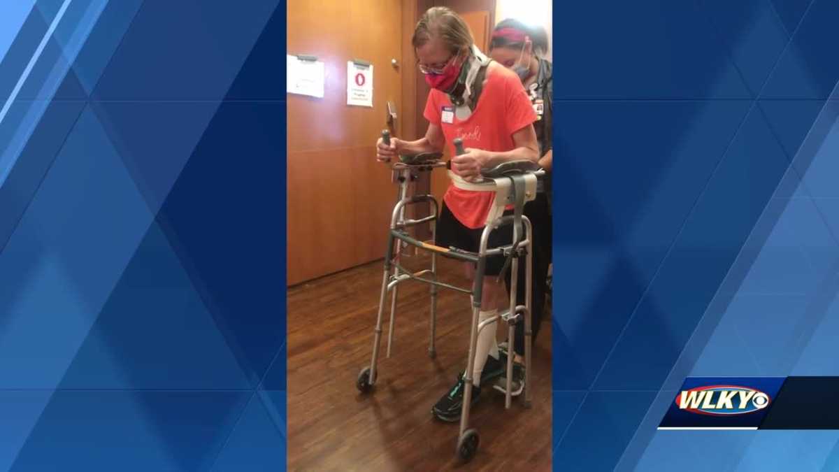 Kentucky mother learns to walk again with goal of dancing with son at ...