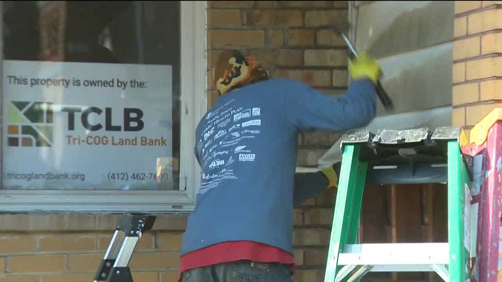 志愿者重建北布拉多克的空置房屋