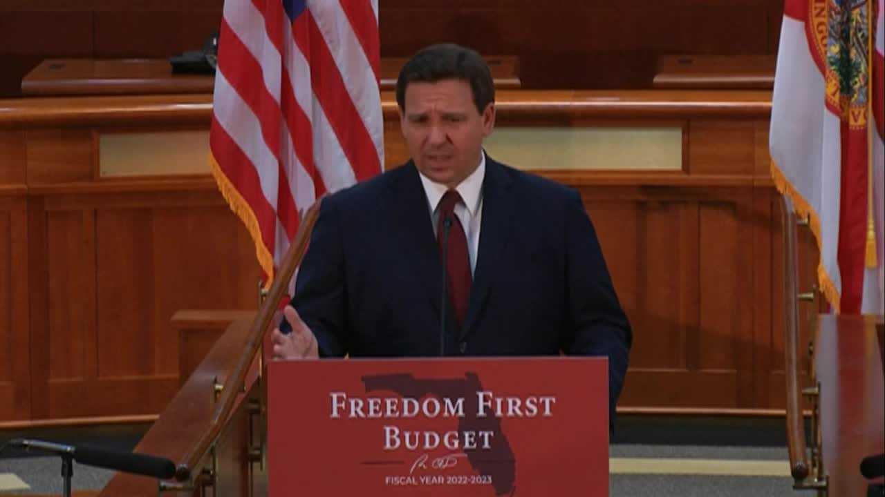 Florida Budget: Gov. DeSantis Details Freedom First Budget Proposal