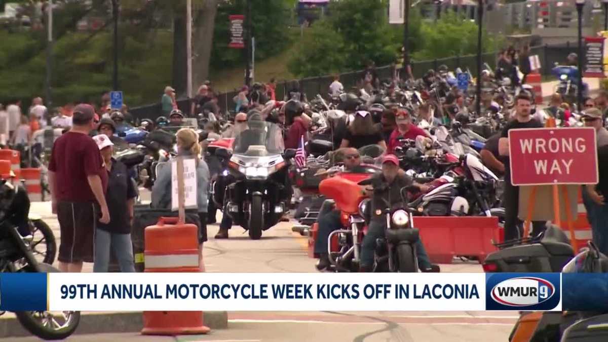 Laconia Motorcycle Week kicks off at Weirs Beach for its 99th year
