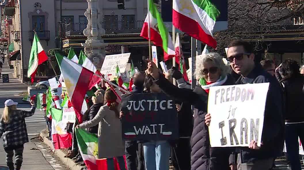 Kansas City protest draws attention to Iran’s internet blackout and human rights crisis