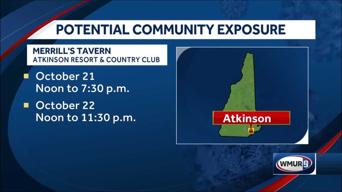COVID19 in NH Possible exposure at restaurant in Atkinson