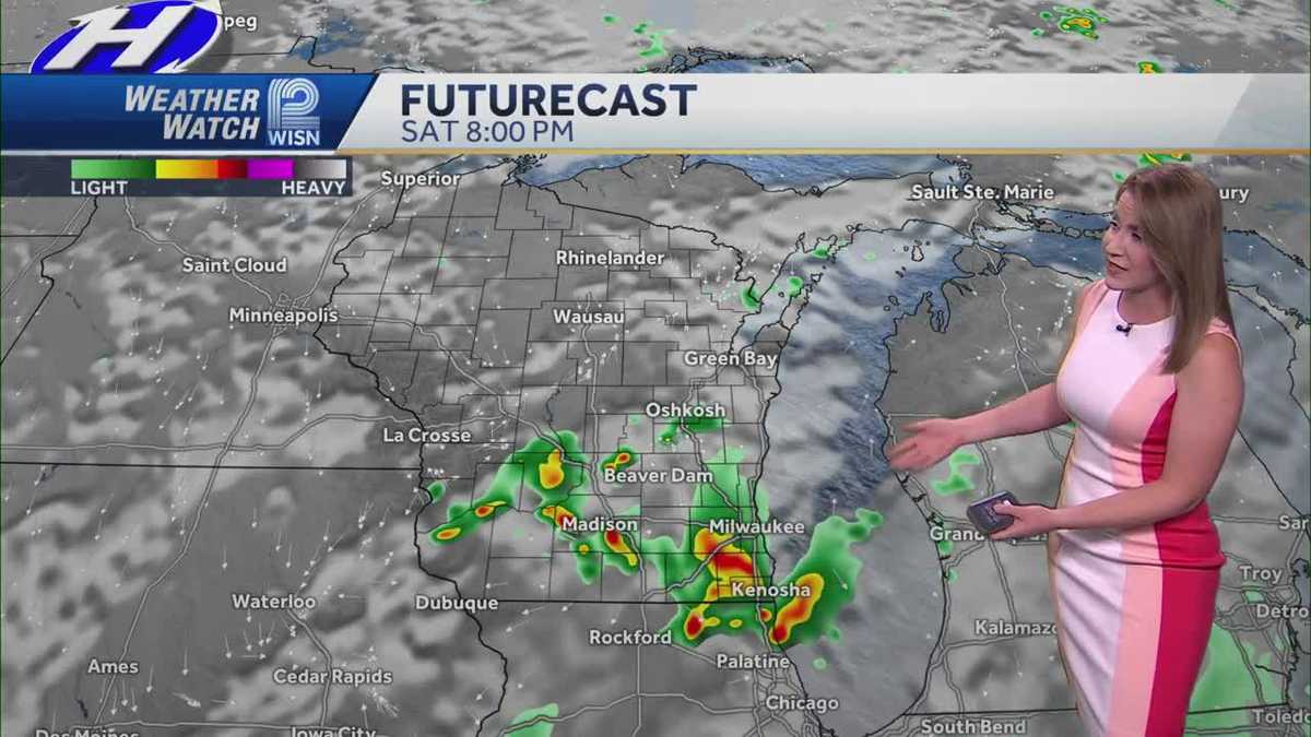 Weather: Saturday afternoon storm chances