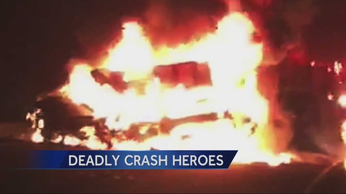 California men pull children from fiery crash along Jackson Highway