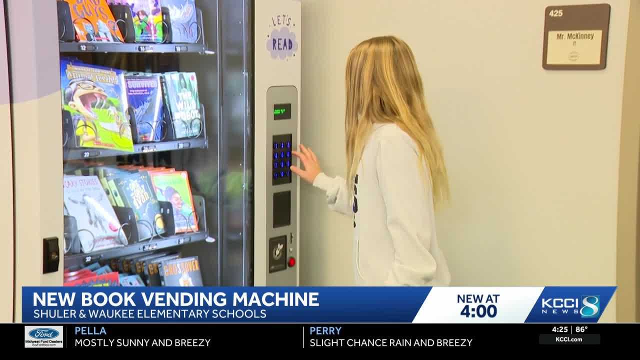 Waukee elementary schools introduce book vending machines