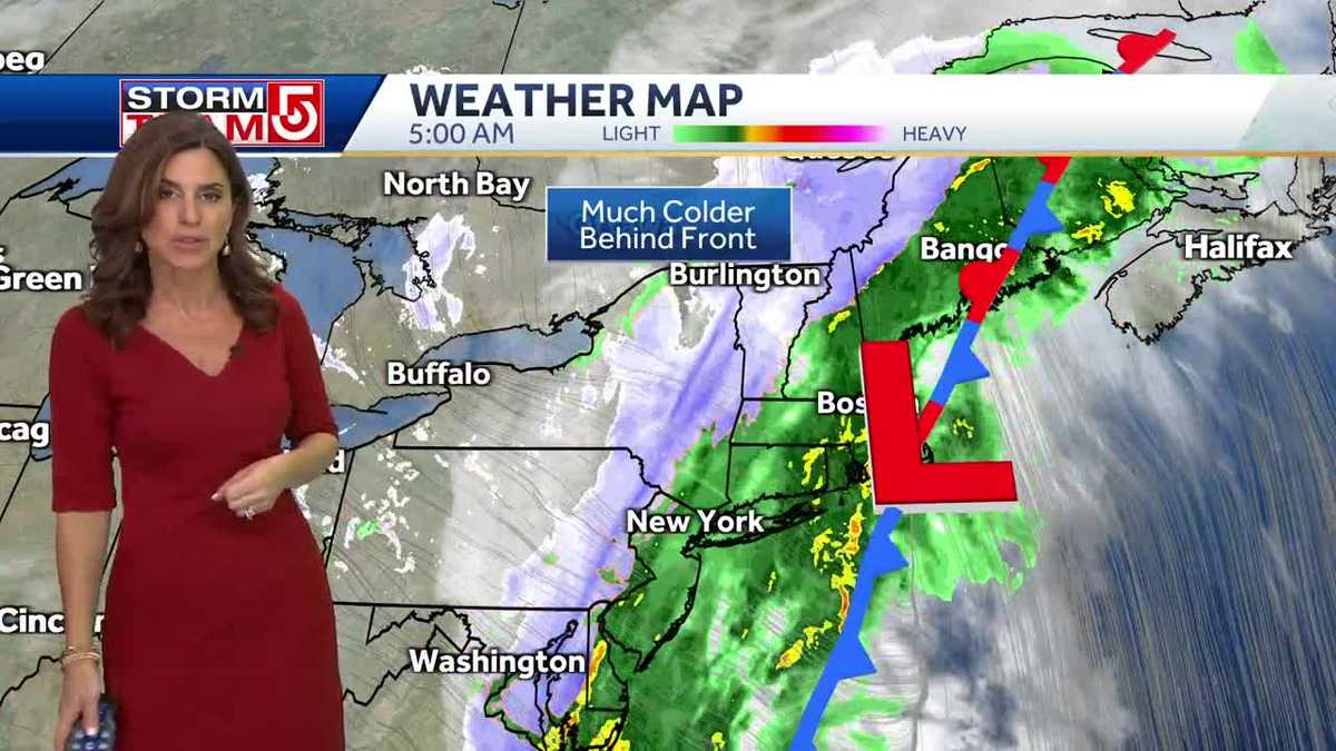 Video: Rain gives way to some sun