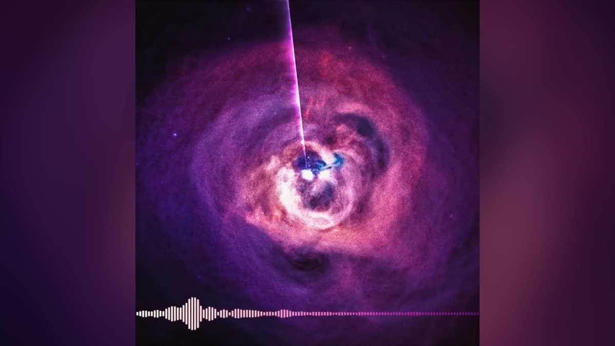 НАСА изстрелва звук от черна дупка