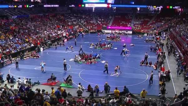 winter storm could create issues for fans traveling to and from state wrestling tournament