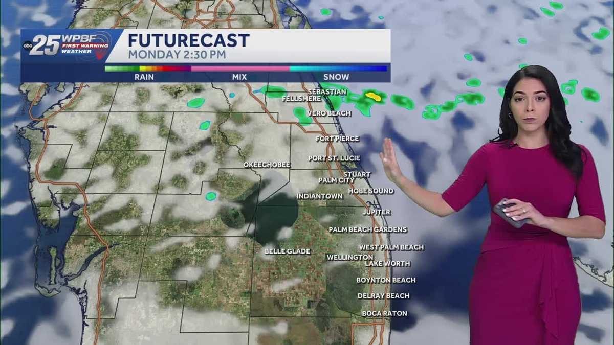 Weak cold front moving in this weekend