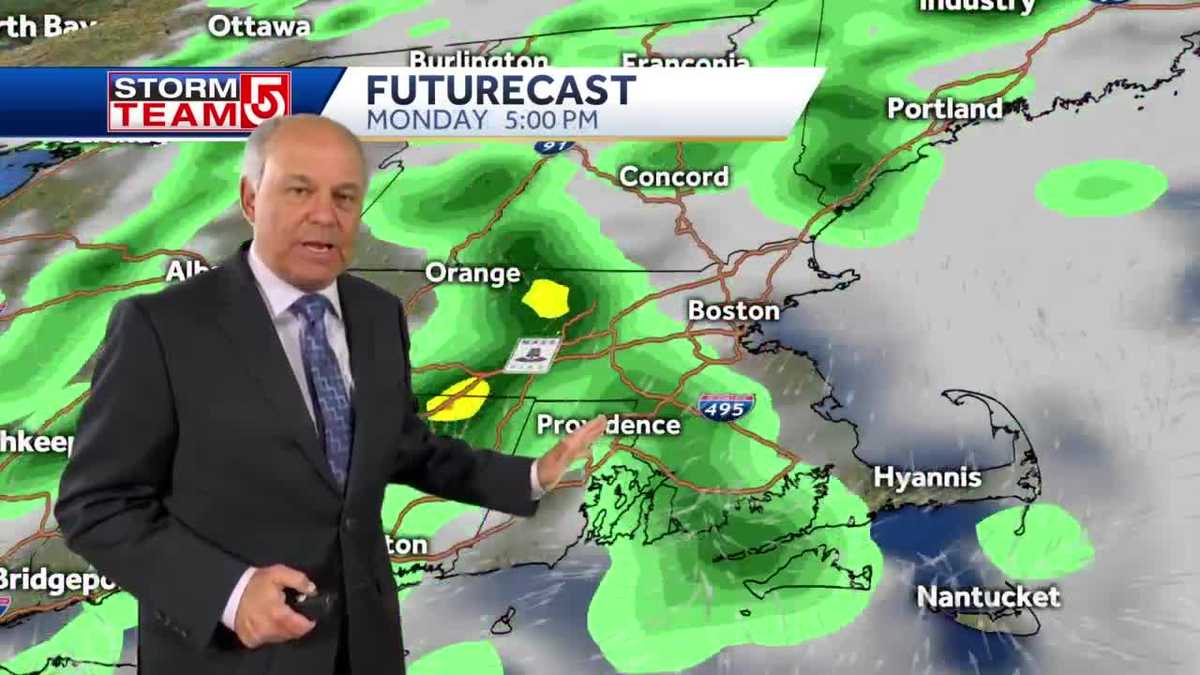 Video: Scattered thunderstorms to last through Wednesday
