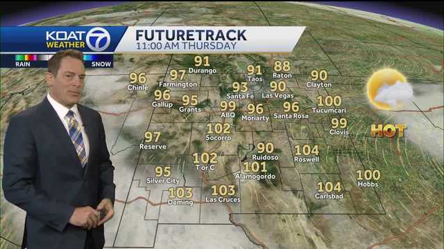 Hot and dry skies locked in overhead for next several days