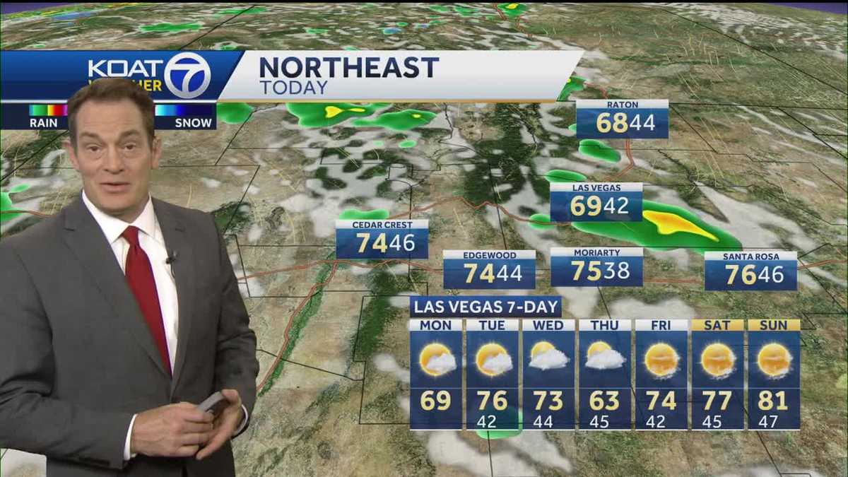 Warmer and mainly dry skies expected for the afternoon ahead