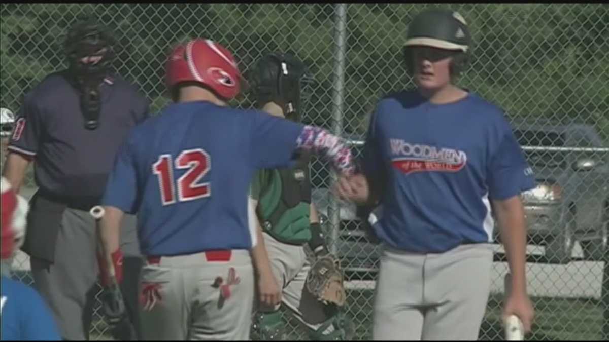 Kentucky little league players in action at College World Series