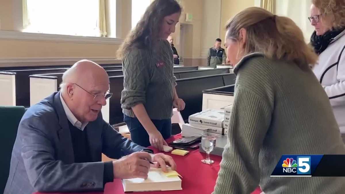 US Sen. Leahy introduces his newly released memoir on UVM's campus – WPTZ