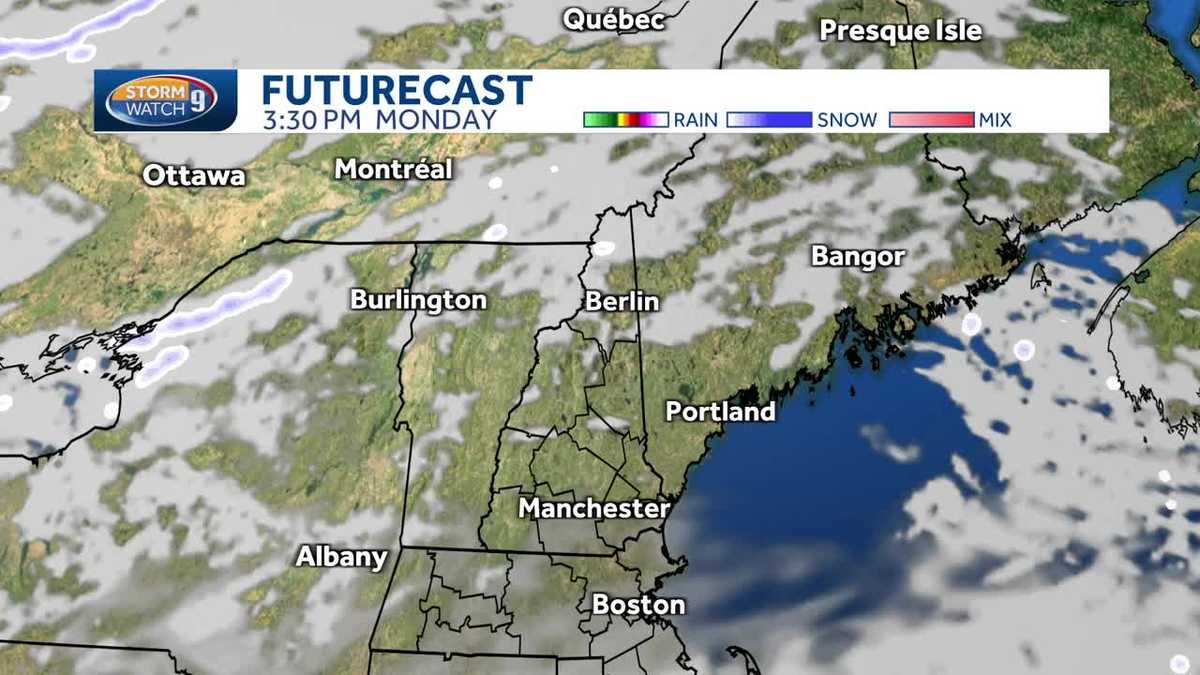 NH forecast Cold and sunny today with a breeze
