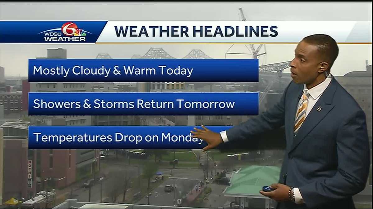 A cloudy and warm Saturday