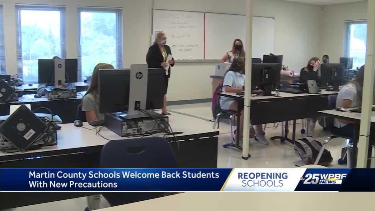 Martin County students see what new in-person learning looks like