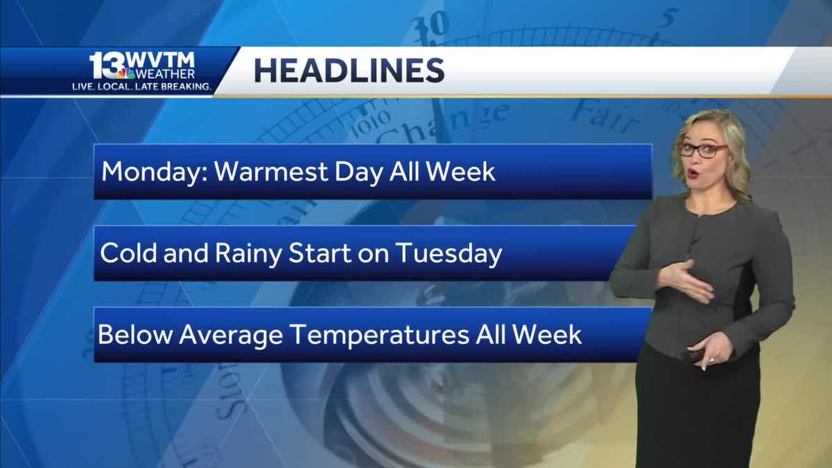 After the rain, below normal temperatures continue in Alabama