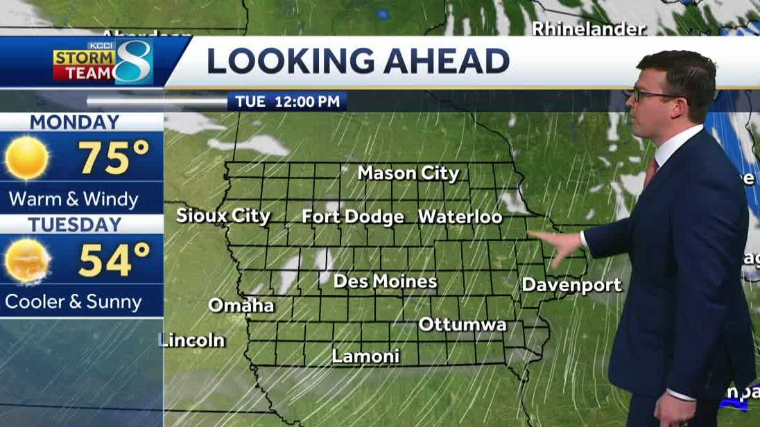 Iowa weather forecast: Possible record warmth to start the week