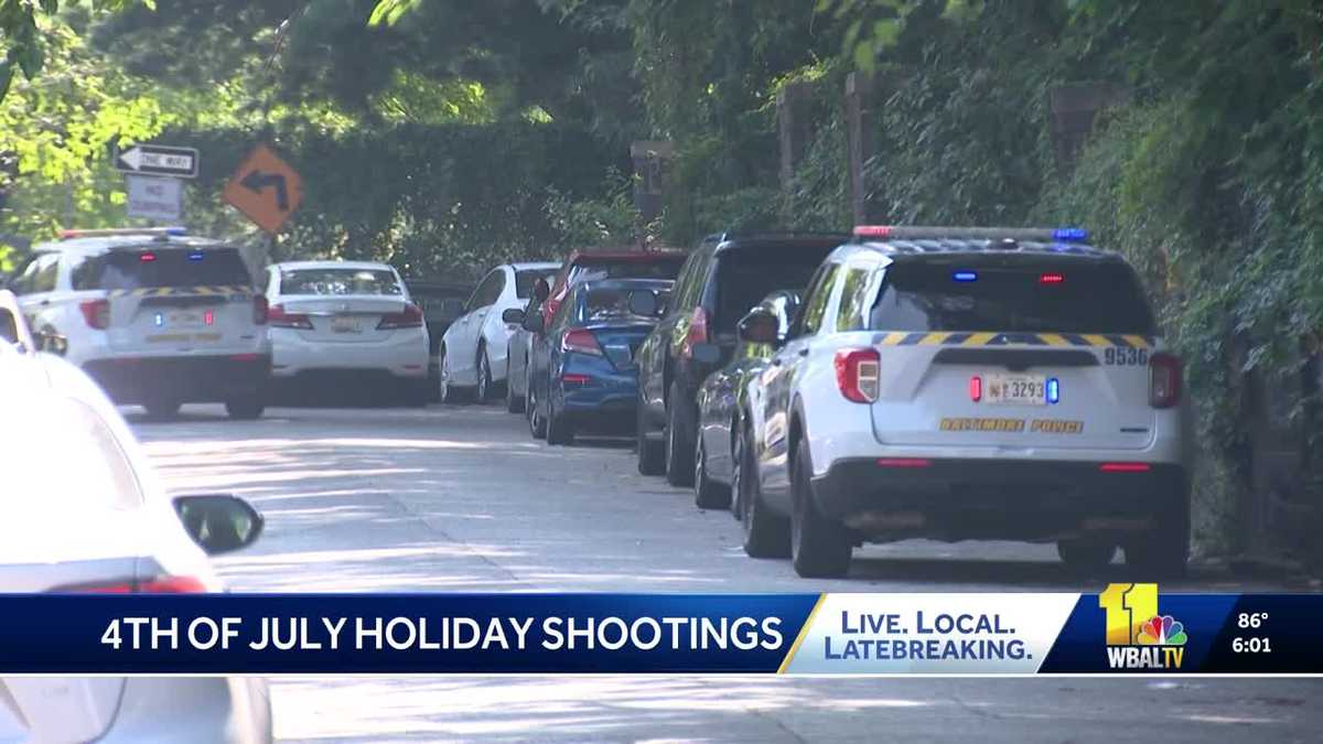 Baltimore police investigate shootings over July Fourth holiday