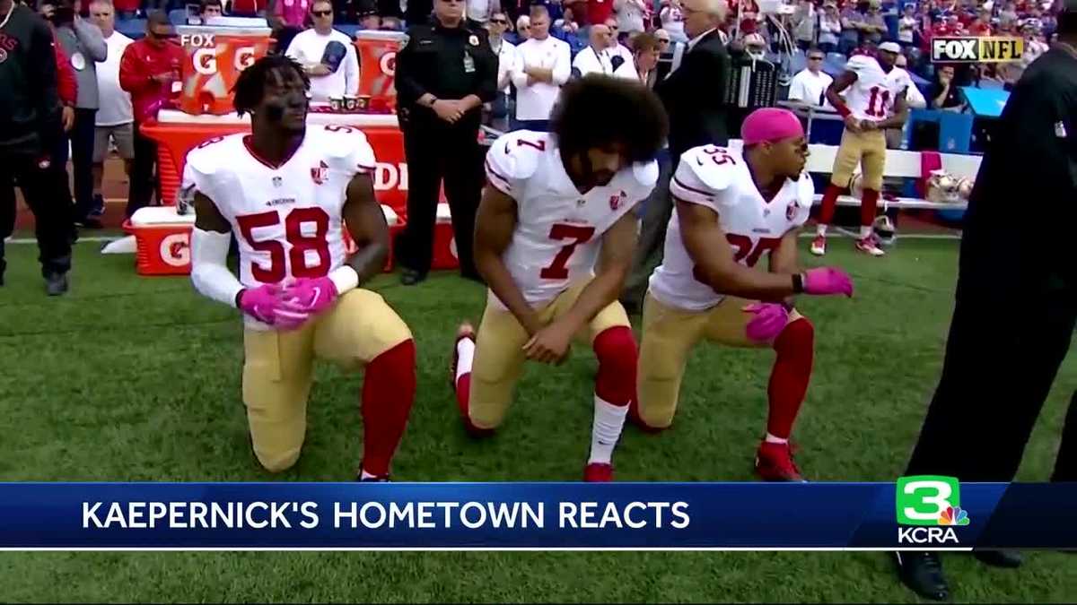 Turlock reacts to new NFL kneeling rules, Kaepernick
