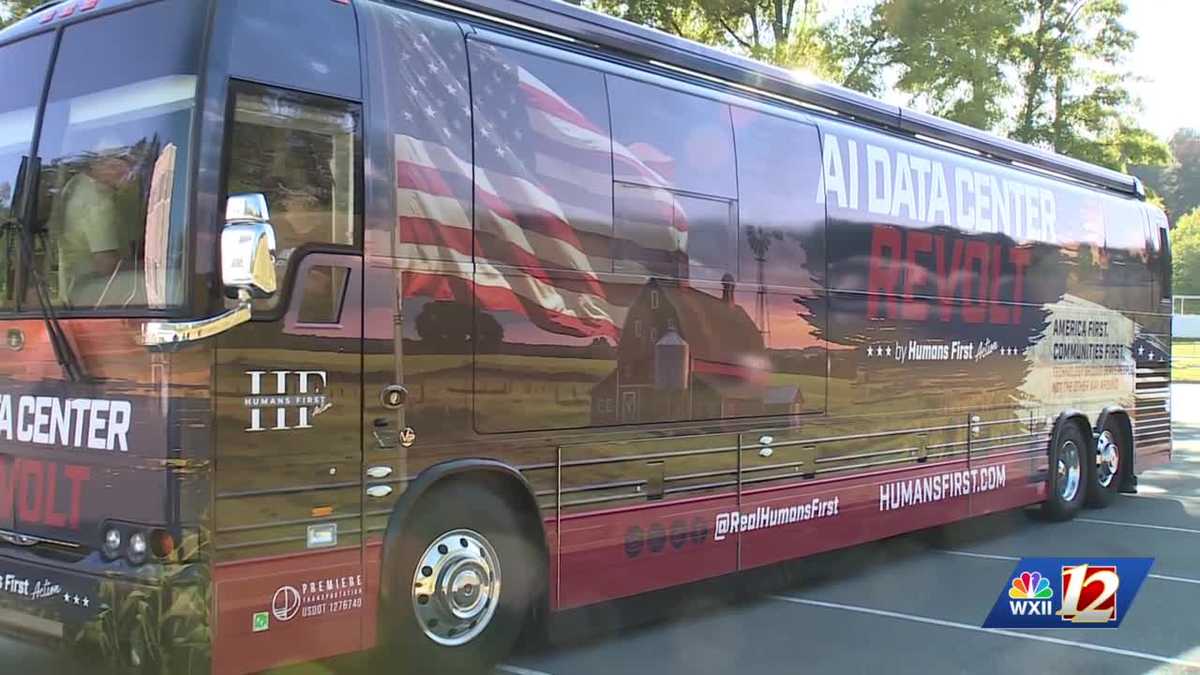 AI data center bus tour visits Stokes County after rezoning vote