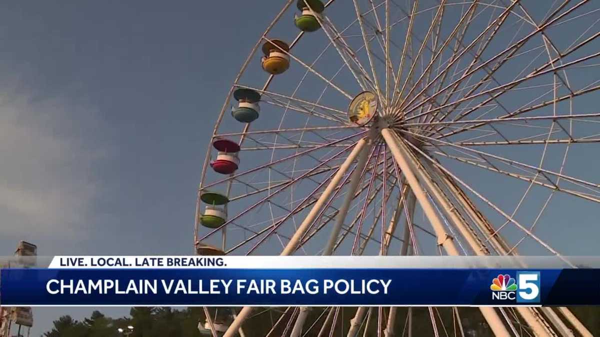 New bag policy in place for this year's Champlain Valley Fair