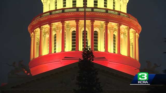 California Capitol is lit red for World Aids Day - Vimarsana News