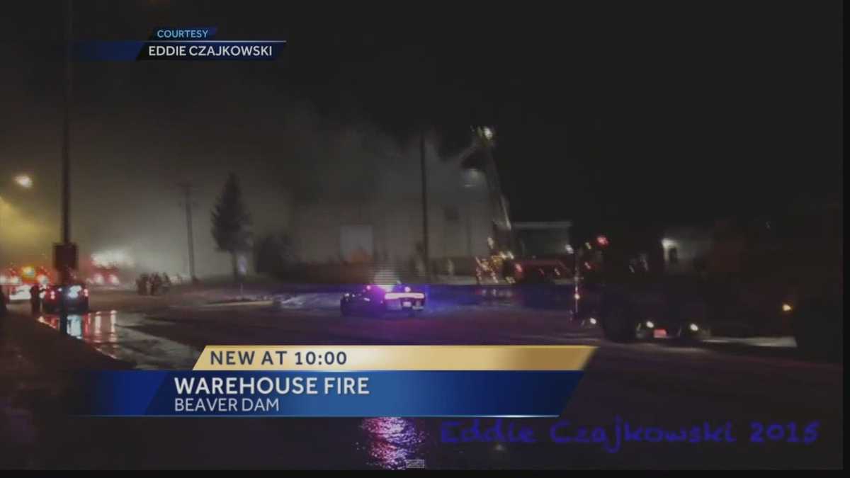 Beaver Dam firefighters battle blaze in sub zero temperatures