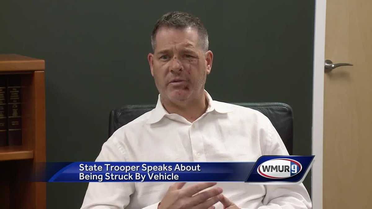 State trooper talks about being struck by vehicle