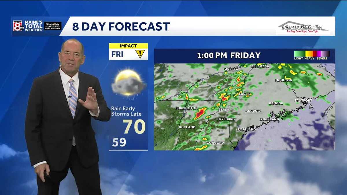 Showers become more numerous in the days ahead