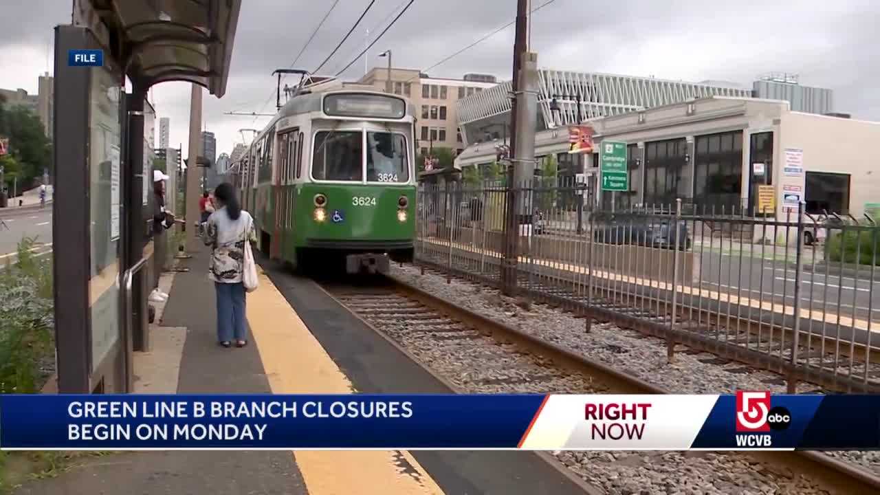 Stretch Of MBTA Green Line B Branch To Be Closed For 12 Days