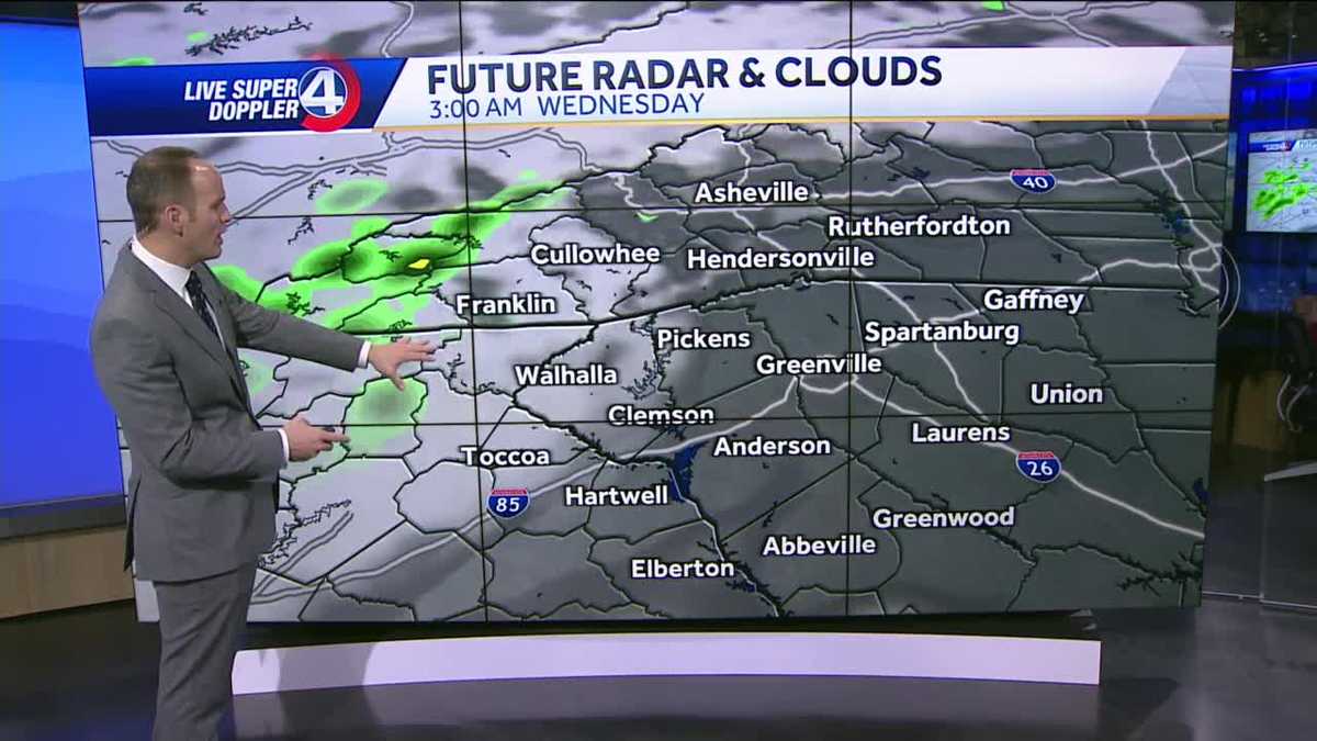 South Carolina Warm temps, rain in forecast