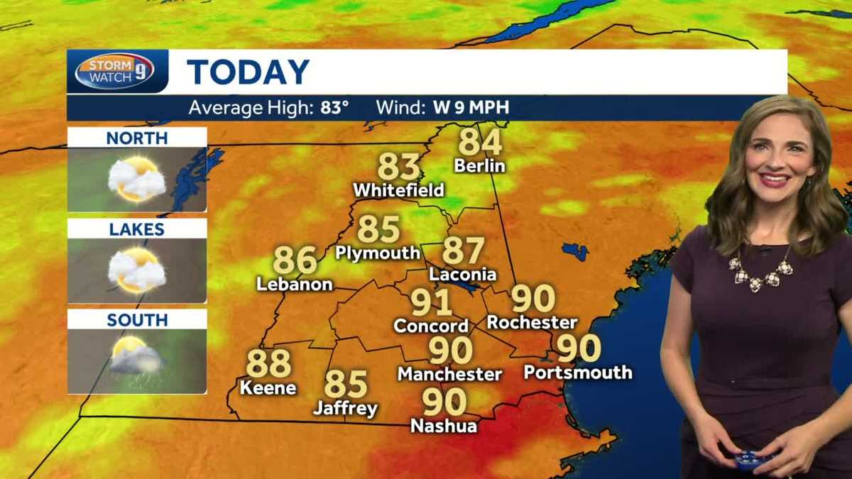 Watch: Another hot day today