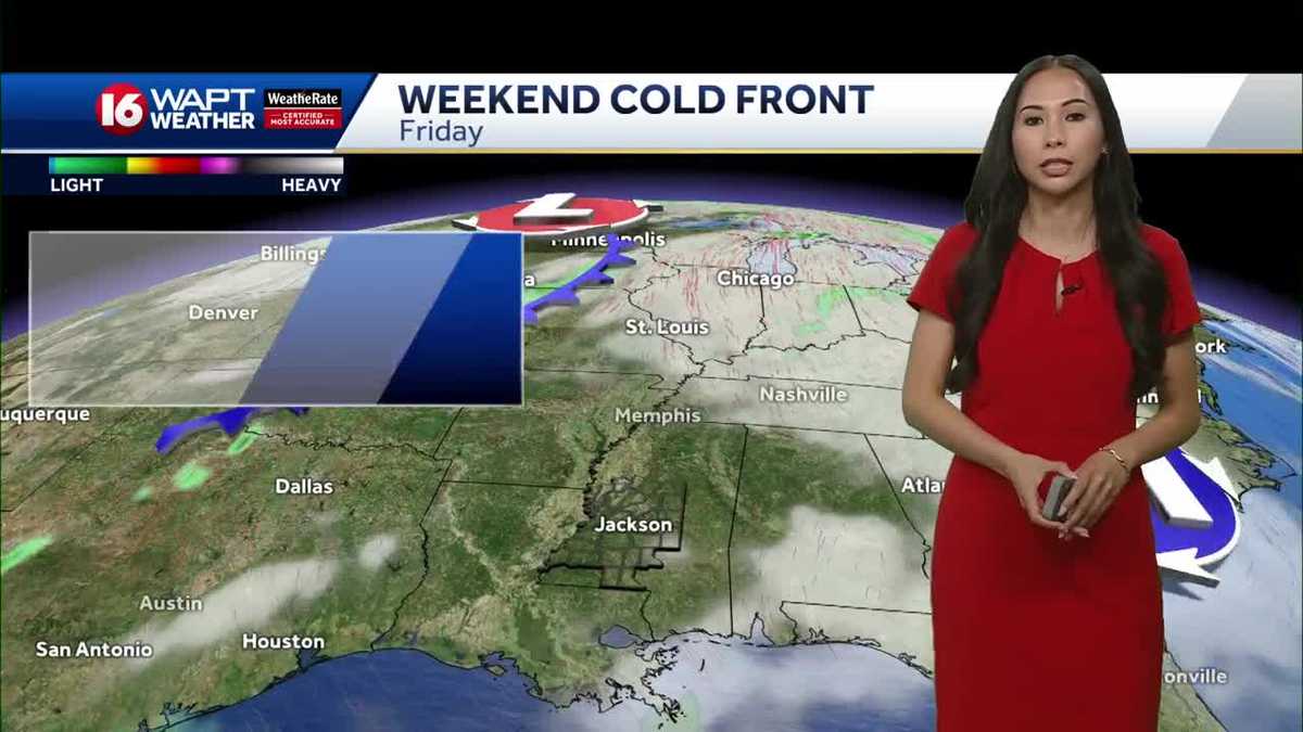 Dry and warm to finish the week, changes over the weekend