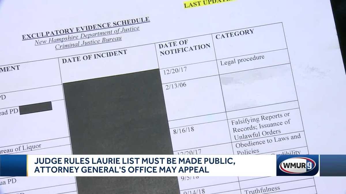 Judge rules 'Laurie List' must be made public