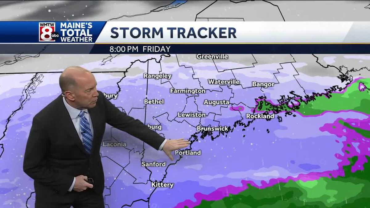 The weekend starts and ends with a little snow
