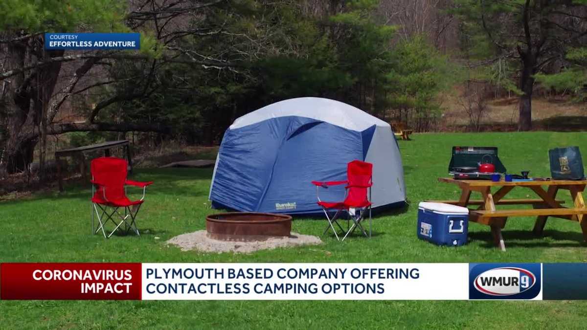 Company based in Plymouth offers contactless camping