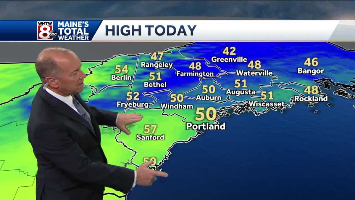 Plenty of clouds and more showers later today